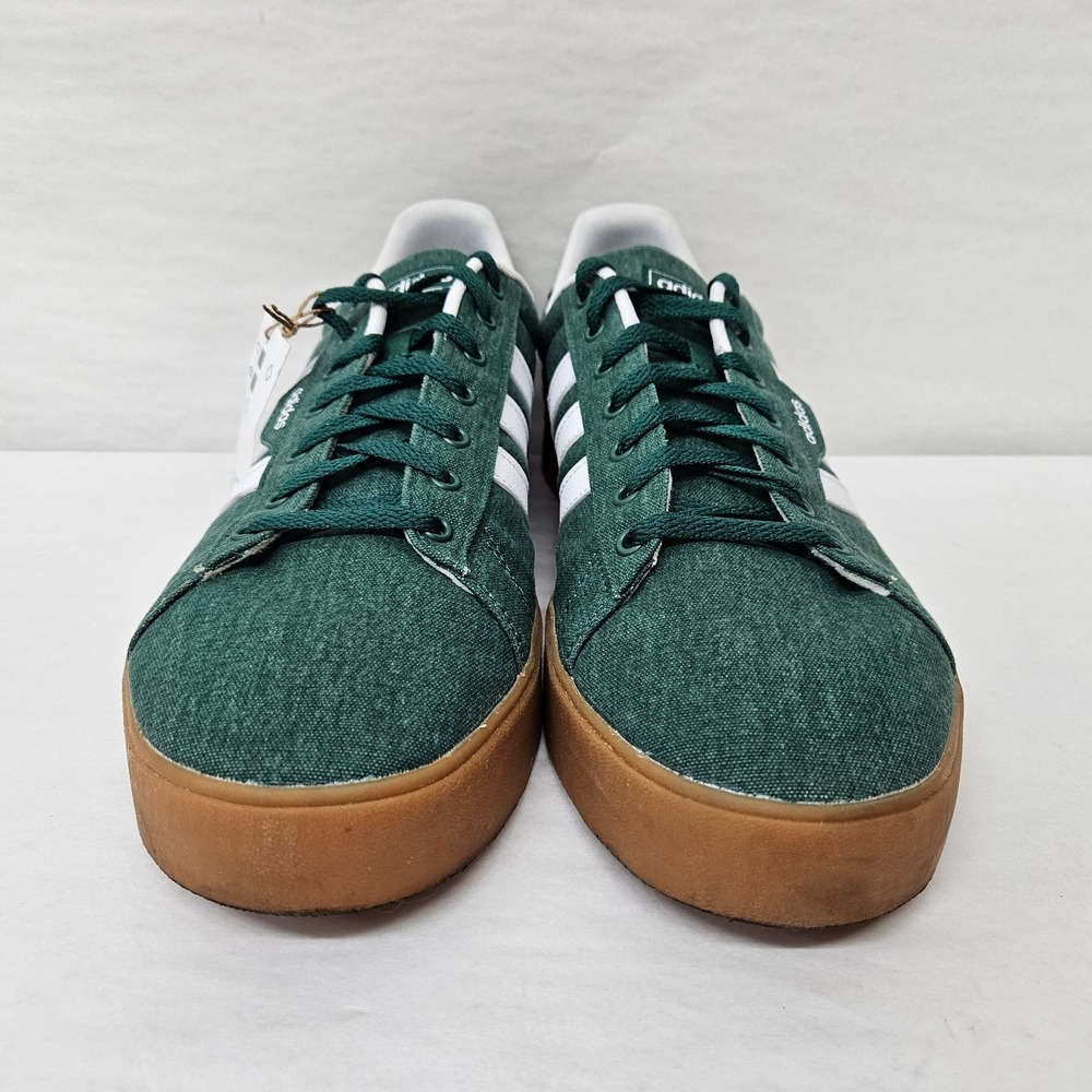 Adidas Daily 3.0 Sneakers IF7487 Collegiate Green White Gum Men's Size 13 - Picture 5 of 10